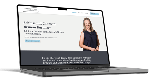 Website Bootcamp - Gold 12 Desktop Referenz Christine Haas klein